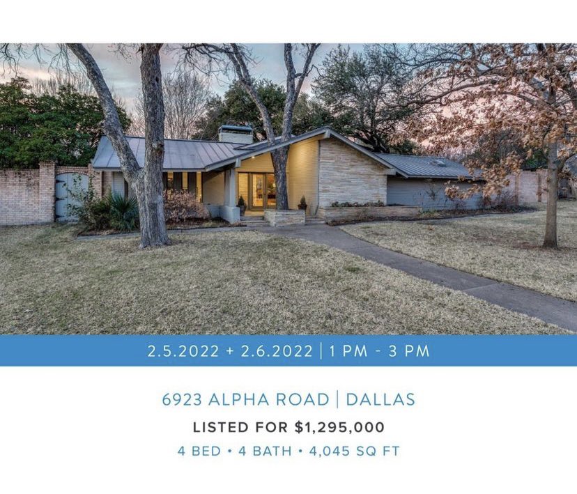 Come check out this beautiful property today from 1-3!