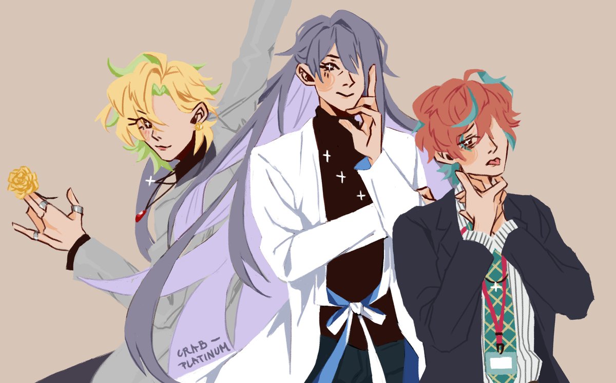 shinjuku division is finally here!!!
also thank you all so much for 1k followers on <a href="/dailymatenrou/">daily matenrou 🤍</a> 🤍🐺