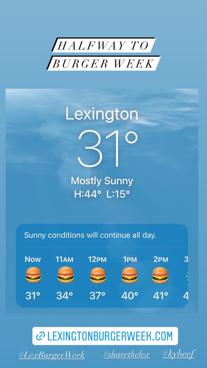 Lex Burger Week tweet media