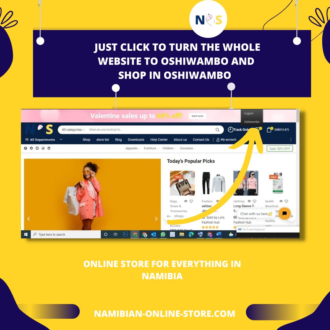NamibiaStore's tweet image. Just click to turn the website in oshiwambo and shop in oshiwambo😎😎 ,Our tool Translate for you everything to oshiwambo!!
#onlineshopingnamibia #onlinestorenamibia #namibia #oshiwambo