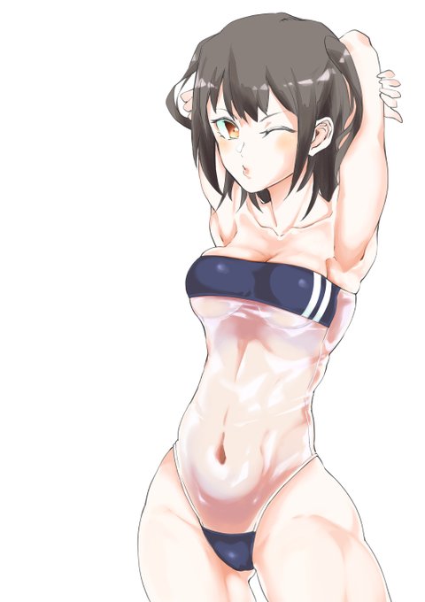 #GrisSwimsuit #ツーサイドアップの日 
川内チョワワ 