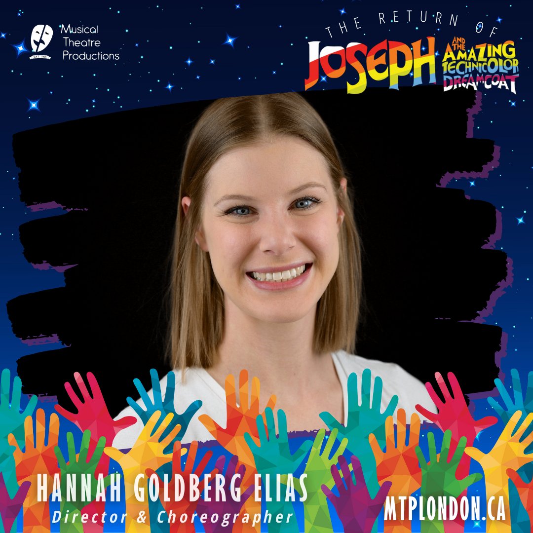 MTPLondon's tweet photo. As rehearsals continue online for our production of #MTPJoseph, it's time to start meeting the team for this new chapter. First up Hannah Goldberg Elias who began as the choreographer for the first chapter and has new stepped into the dual role of director and choreographer. https://t.co/7G24bBnC0j
