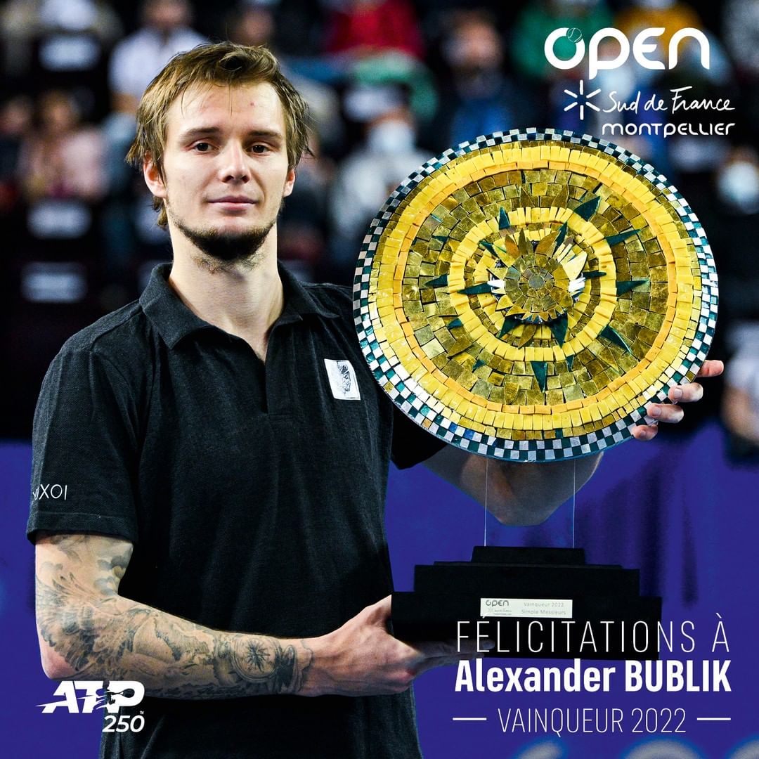 LGECuevas's tweet photo. #OSDF22
Bublik (35/🇰🇿) a Zverev (3/🇩🇪): 6-4 6-3
1er título @atptour 
📸@OpenSuddeFrance https://t.co/lOqodiQ9p5