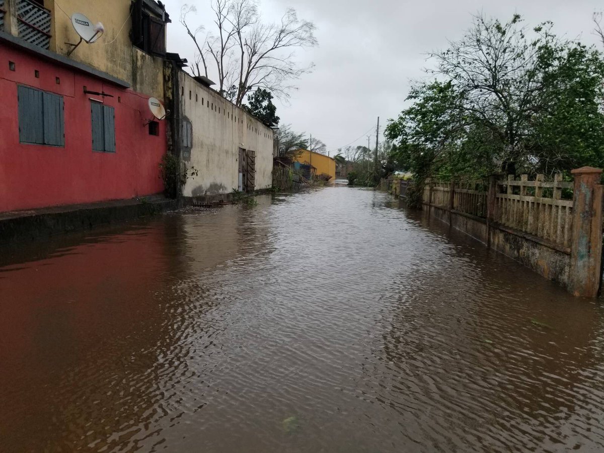 Floods by cyclone Batsirai in Madagascar. Photo by OCHA
