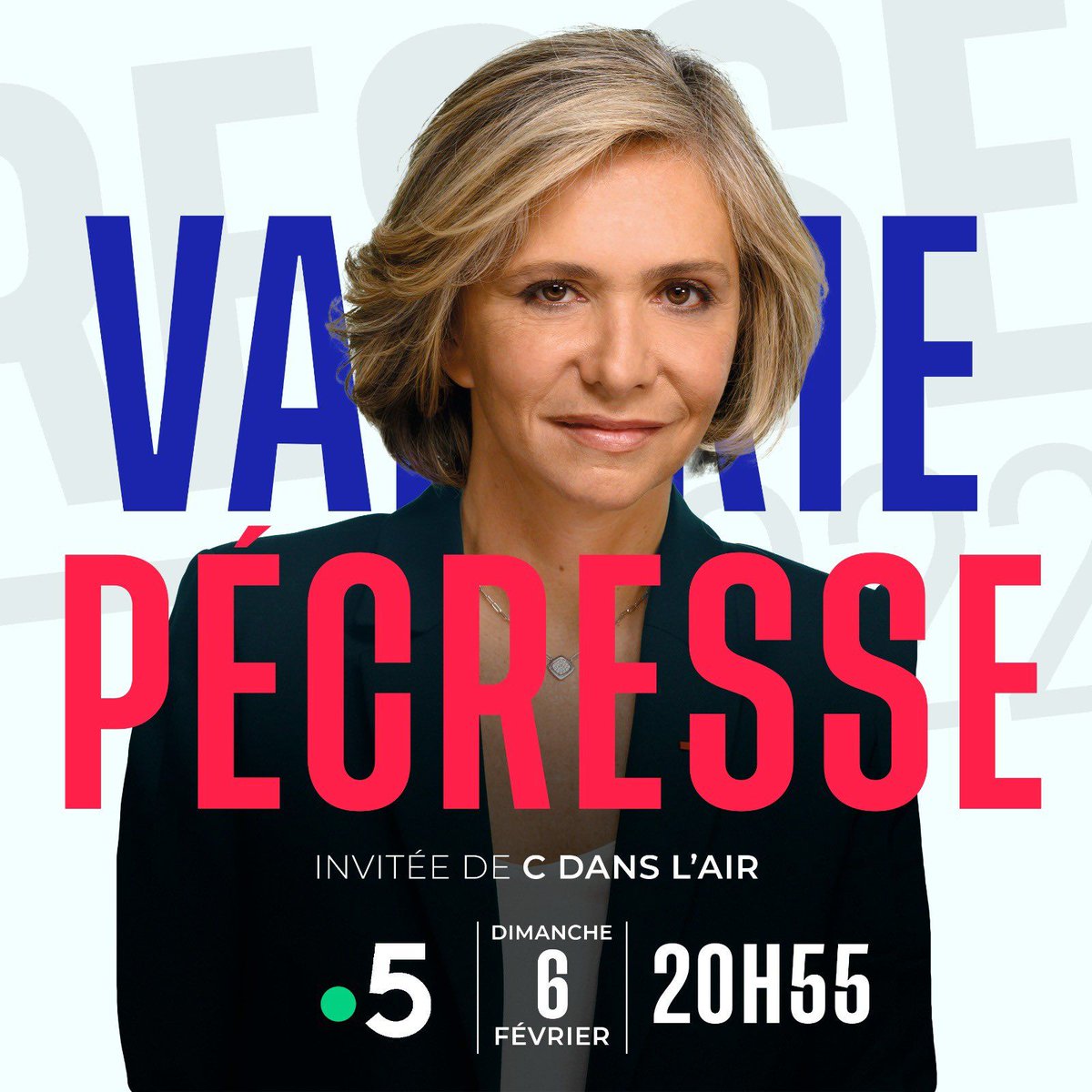 BenoitRautureau's tweet photo. 📺 Rendez-vous avec @vpecresse, invitée de @Cdanslair sur @France5tv à partir de 20h55. #Pecresse2022
#presidentielles2022 #lr #lr33 #lagirondeavecpécresse https://t.co/x3BTtVOC0u