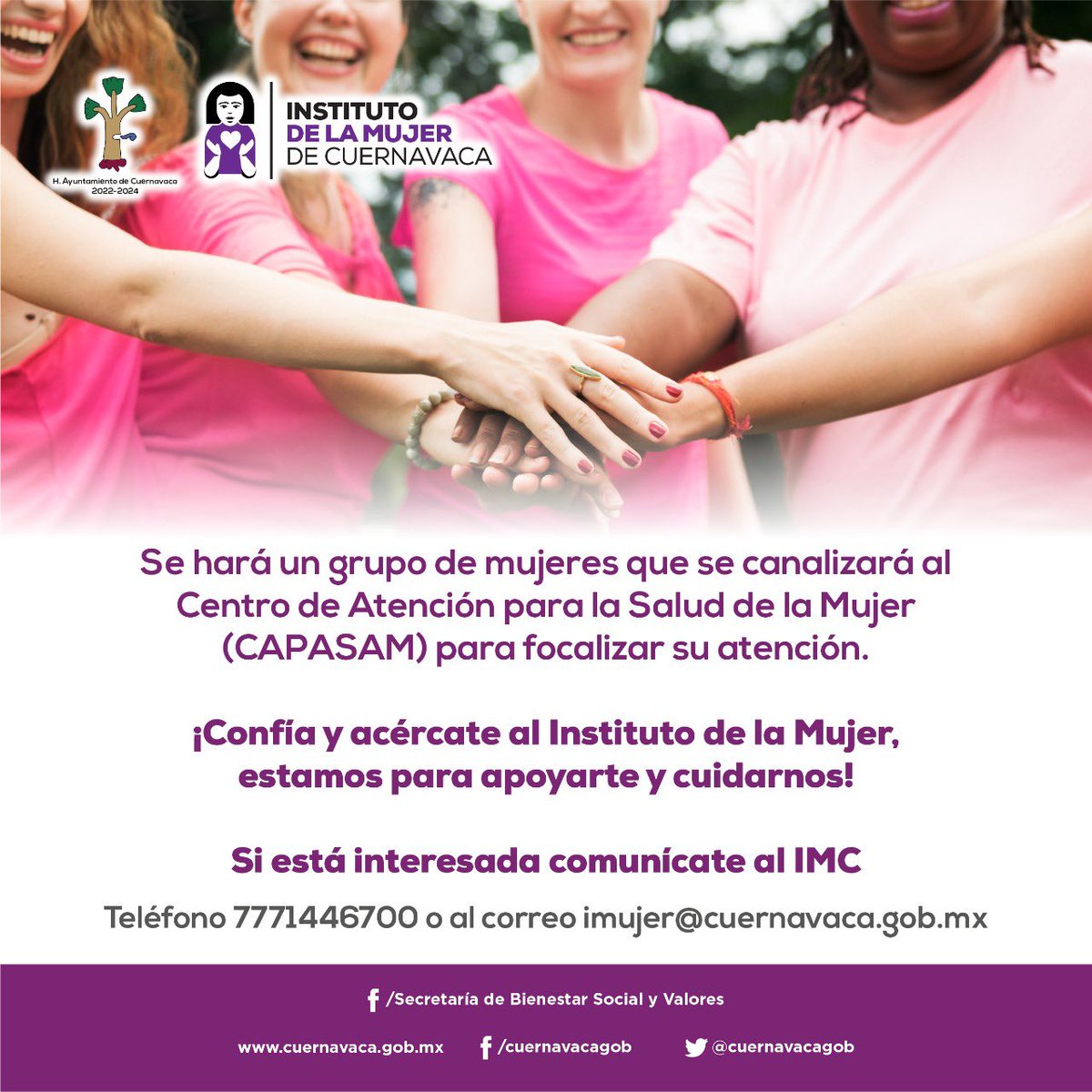 Instituto de la Mujer de Cuernavaca (@inmujer_cuerna) on Twitter photo 
