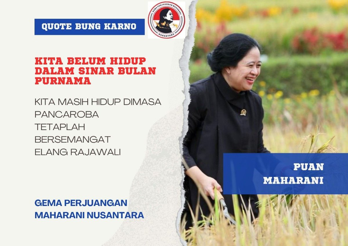 GpmnMedia's tweet photo. #PuanMaharani @puanmaharani_ri @PalgunadiDaddy 
@dpd_gpmn https://t.co/HjPOqnbvEf