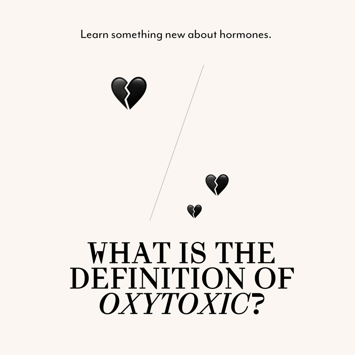 Oxytoxic - when the love hormone, oxytocin, binds you to the wrong person — or the wrong skincare routine. Break up with the toxicity and fall in love with something worthy!

Have you ever fallen in love with the wrong person or continued to use skincare you know is unhealthy?