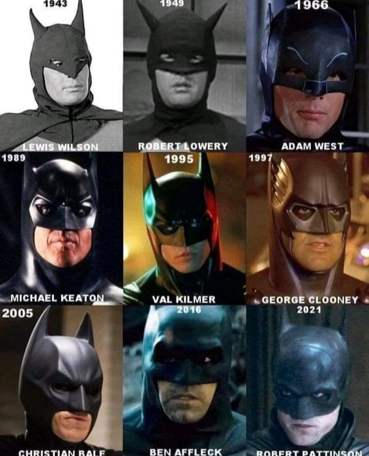 carvareloso's tweet image. Cuál ha sido el mejor Batman? 🦇