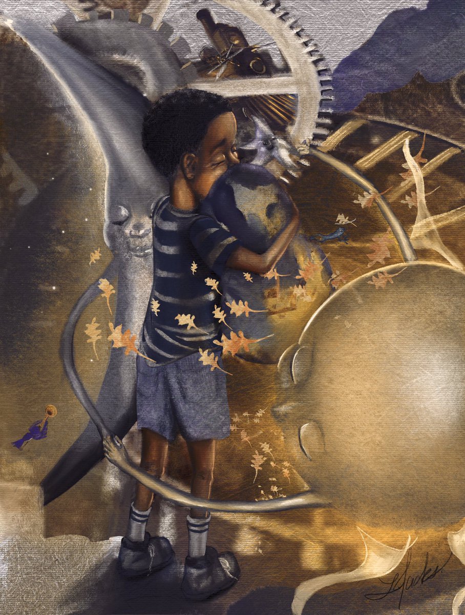 artsy_mommy's tweet photo. “He Squeezes the Joy Out of Every Day”

I was hoping to finish this drawing at the end of last week to cap off Buddy’s birthday weekend; but, that didn’t happen because I was too tired.

Sometimes you have to give time some time. I am happier with it.

#InHisOwnTime
#blackboyjoy https://t.co/X4iHq1lnxP