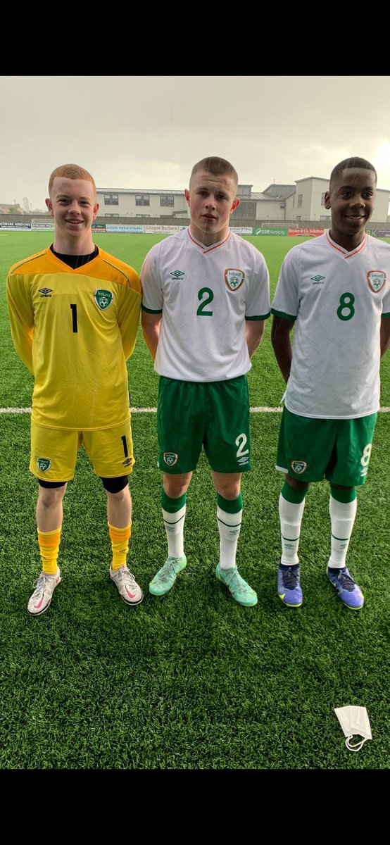 Well done to Jason Healy, Adam Queally & Romeo Akachukwu who were part of the squad for the Ireland U16 training camp this weekend in Athlone 🇮🇪

Romeo on the scoresheet today in the Irish squads friendly match 💪🏻

Well done men 🔵

#wfcacademy #IRLU16

@WaterfordFCie