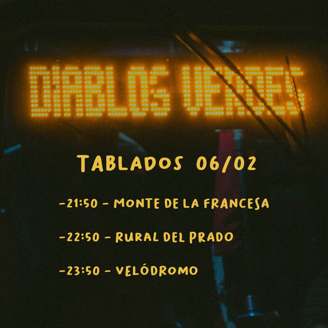diablosverdesof's tweet photo. !HOY VUELVE A FUNCIONAR EL CONTROL! 🤪
📍21:50hrs - Monte de la Francesa
📍22:50hrs - Rural del Prado
📍23:50hrs - Velódromo
#tablados #carnaval2022 https://t.co/PGFBUV01mF