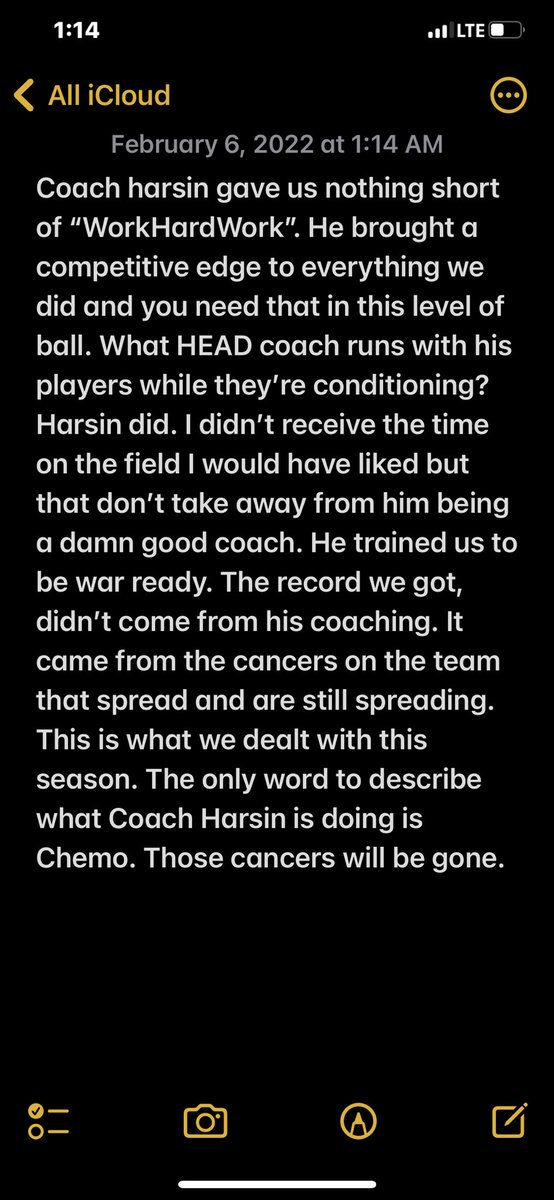 I’m not about to let y’all down talk Coach Harsin like his character sucked or he wasn’t  a good Head coach. Everybody has jobs to do and if your not doing it then next man up. This man is not yall momma or daddy. He’s yall Football coach that believes in winning and competing🤦🏾‍♂️