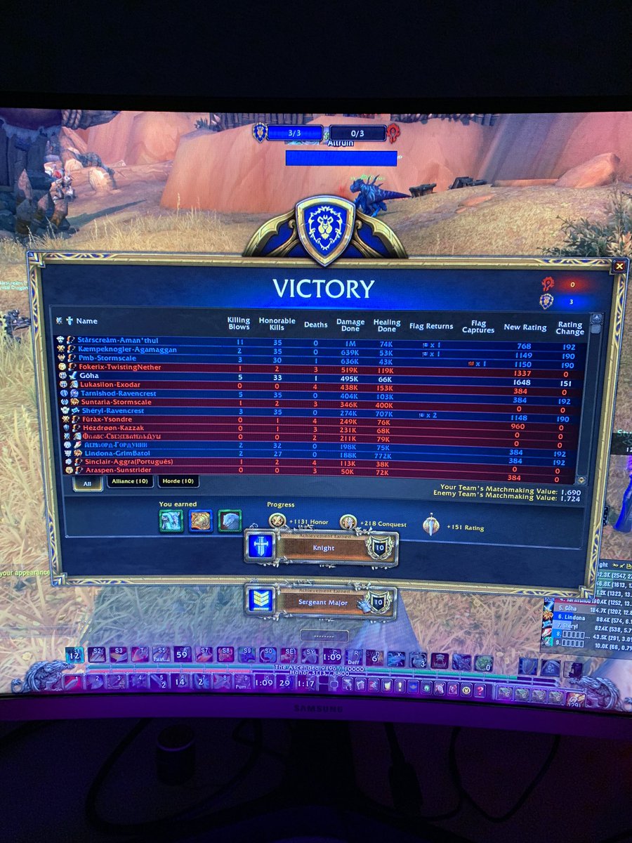 YouNeedSoks's tweet photo. Finally zum ersten Mal fast Rival👌🏻
#worldofwarcraft #Blizzard https://t.co/SlJRjQ42rb
