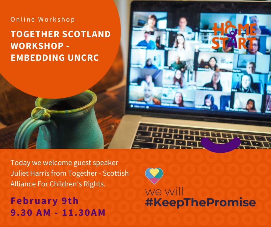 HSScotland's tweet image. We are delighted to have @Ulgrid from @together_sacr join us tomorrow to talk about the embedding of children’s rights.  

Thanks Juliet and we look forward to a lively session!

#UNCRC #WeWillKeepThePromise #PromiseKeepers @ThePromiseScot @fionathepromise