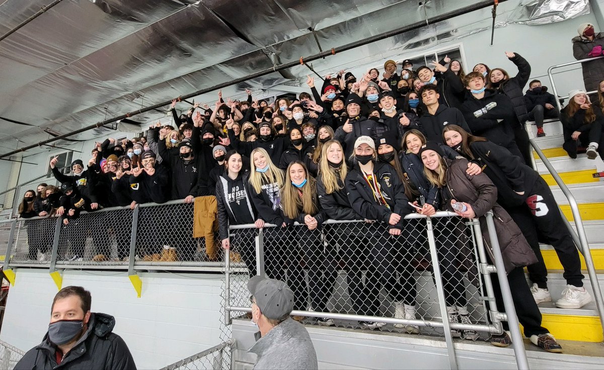 mtshockey's tweet photo. Once again the best student section in the state lives up to that title and comes out with force…1/2 a town making a full town look silly last night @TitanPit thanks again for being the 7th man on the ice @CTHSHockeyDB https://t.co/5ZJJMWu5nq