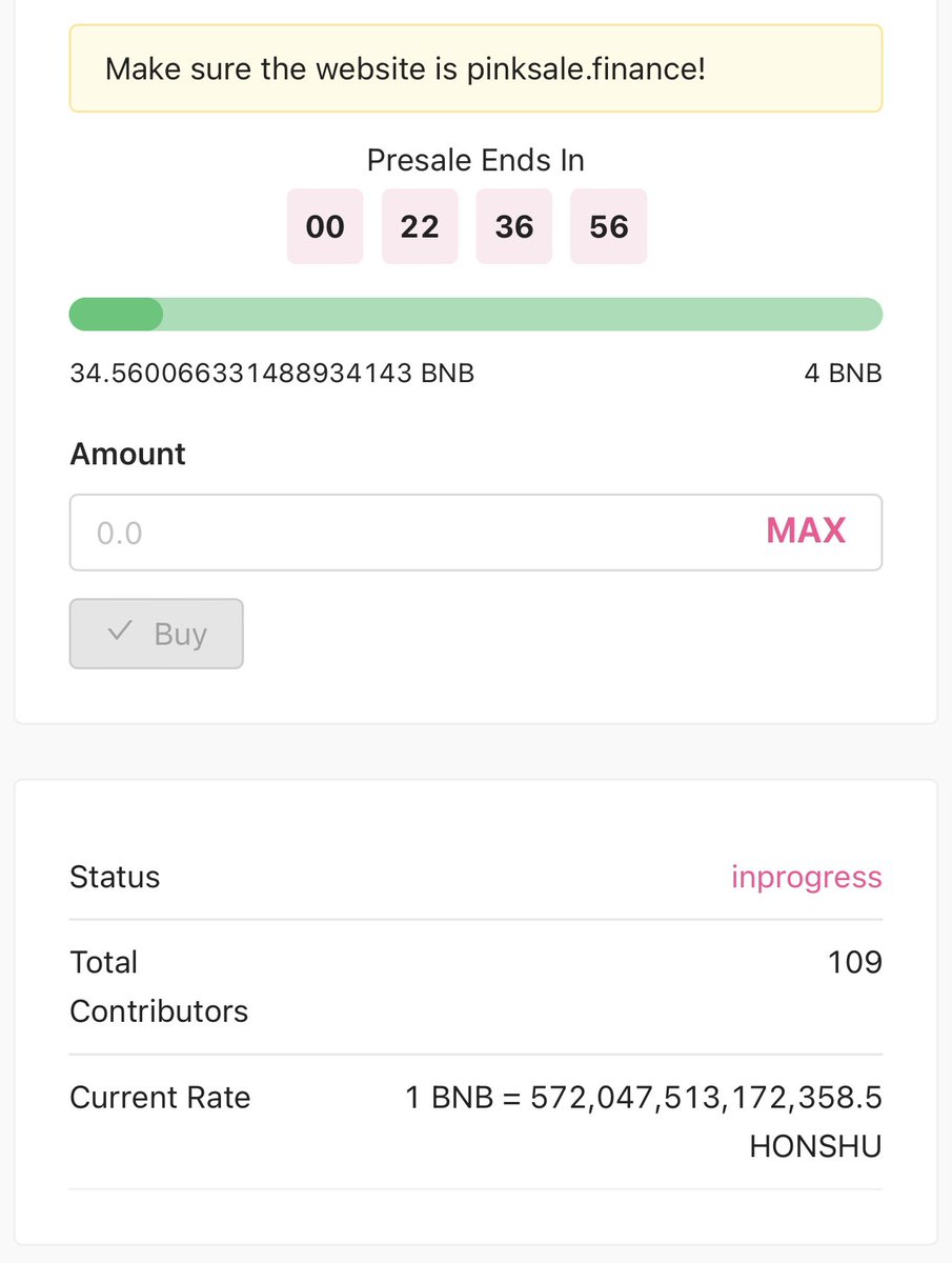 HonshuInuToken's tweet photo. Honshu Inu #FairLaunch is Live on Pinksale Finance.

Join Fair Launch:
https://t.co/FKHiZLg0ma https://t.co/jp5zVC83yd