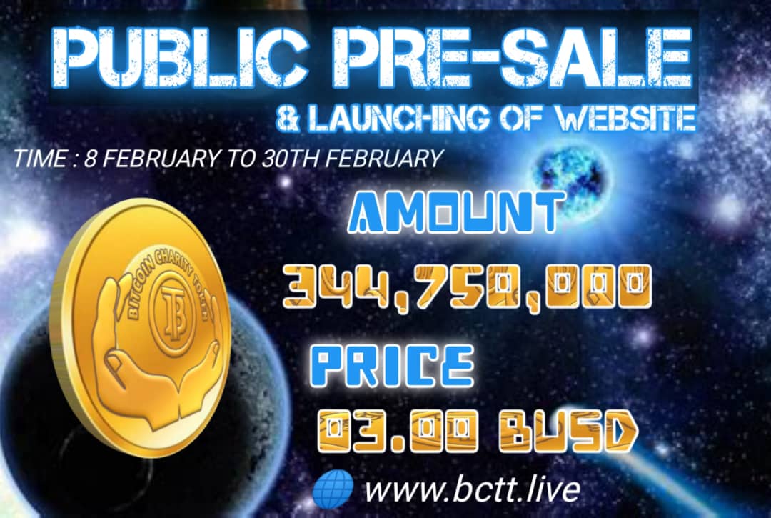 Website officially will be launch on 8 Feb but is pre launch now visit and read more about #bctt on bctt.live