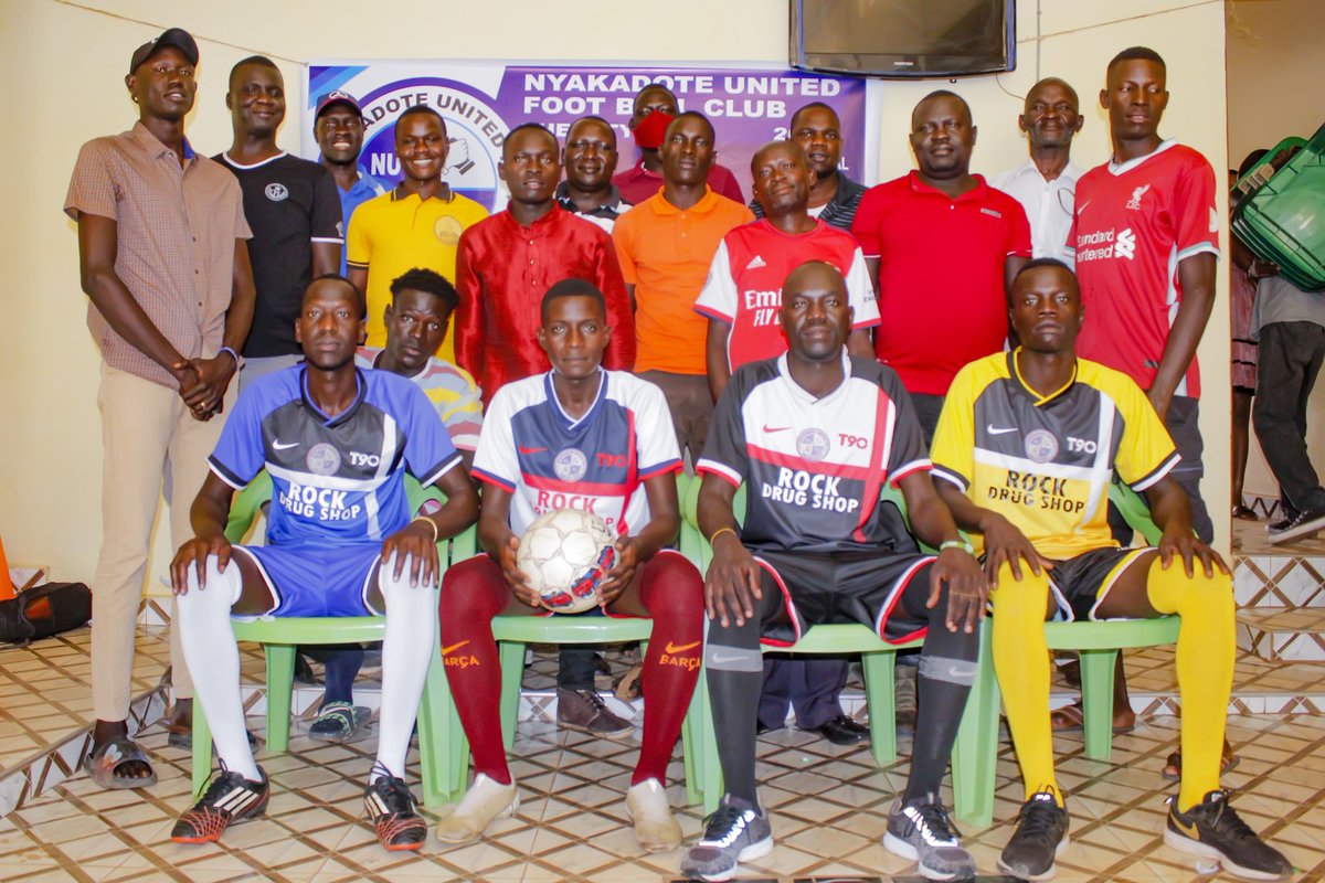 ShakerstvUg's tweet photo. Nyakadot United football club today launched their club with unvailing new players and their Jerseys. https://t.co/J9hbtJrF86