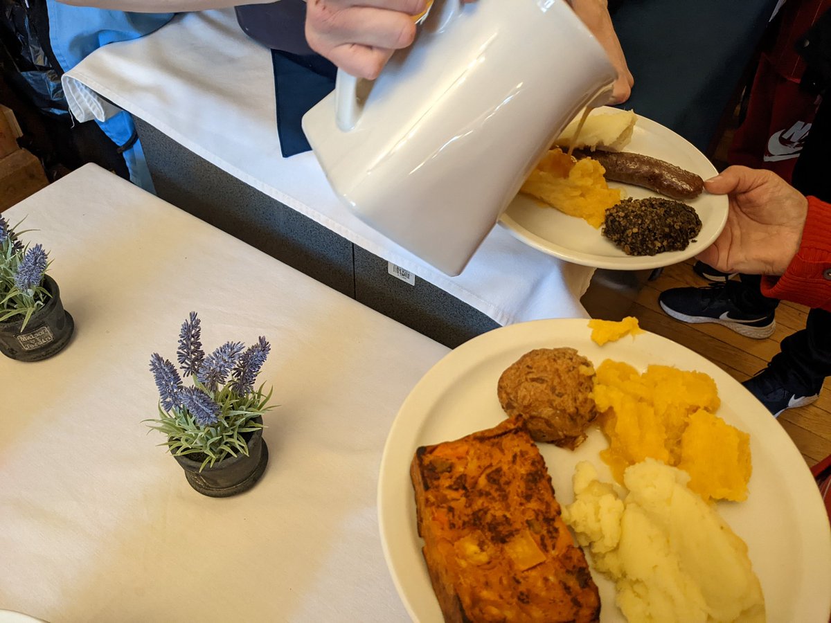 After watching #Sing2 at the cinema. The Boarder's returned to a Scottish themed feast! #6nations2022 #delicous #TheDownsMalvern