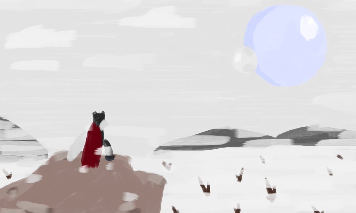 EclipseVirgo's tweet image. Hero (Made on paint)