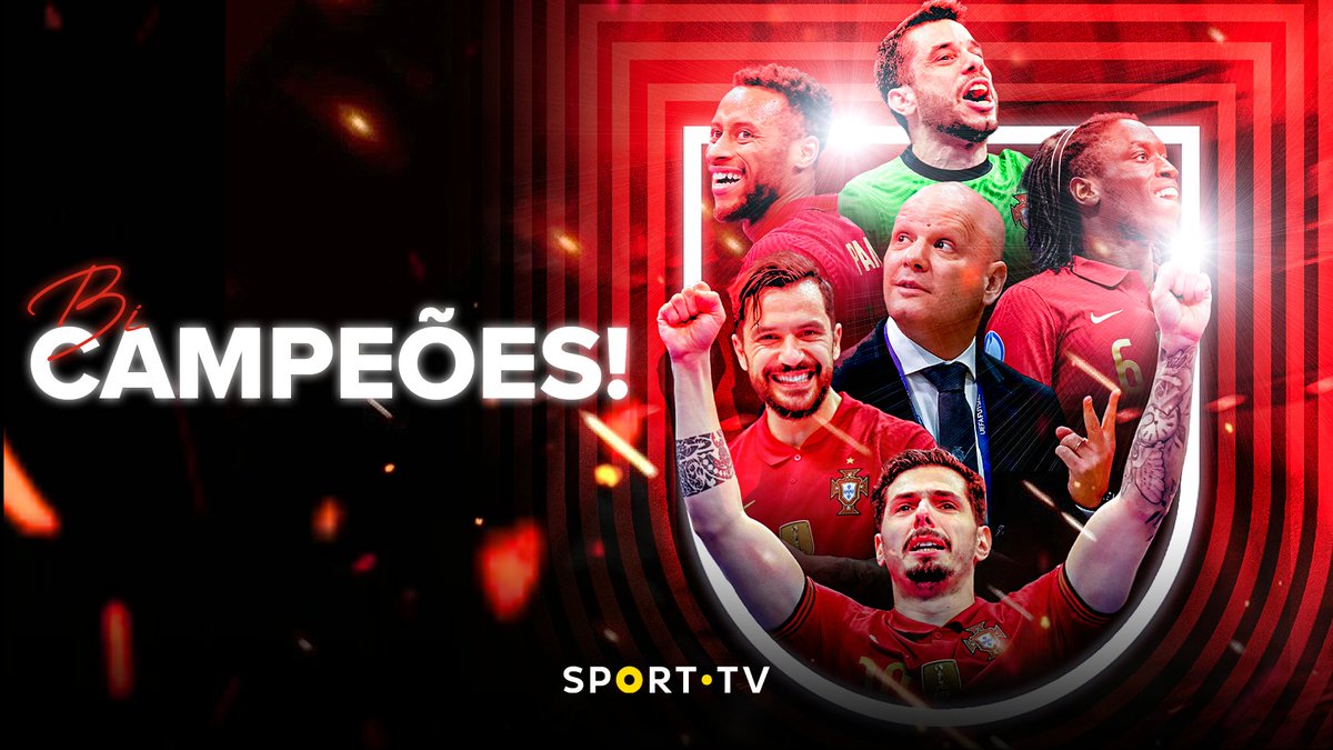 PORTUGAL É BICAMPEÃO DA EUROPA 🏆🇵🇹

#sporttvportugal #futsal #FutsalEURO #Portugal