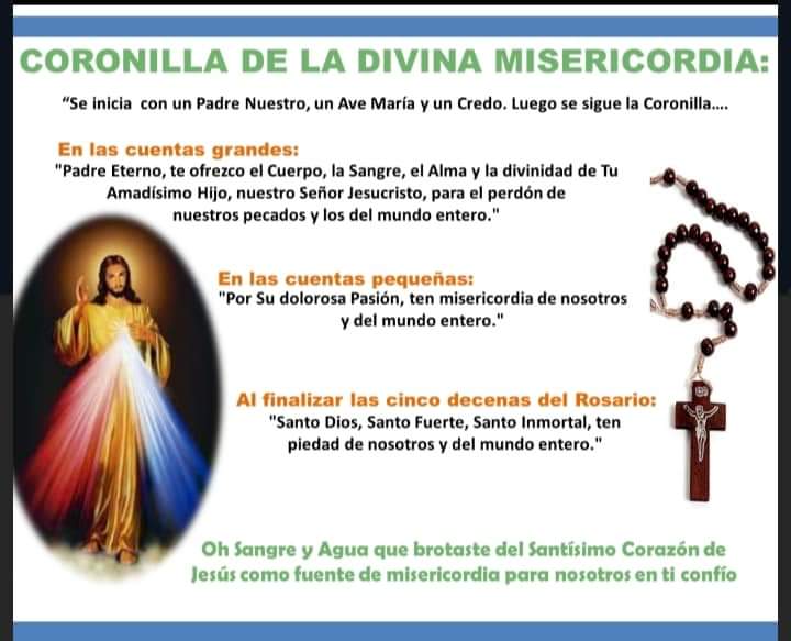 JuntosRecemos's tweet photo. A las 15, recemos la Coronilla de la Divina Misericordia https://t.co/j8dzEMdMme