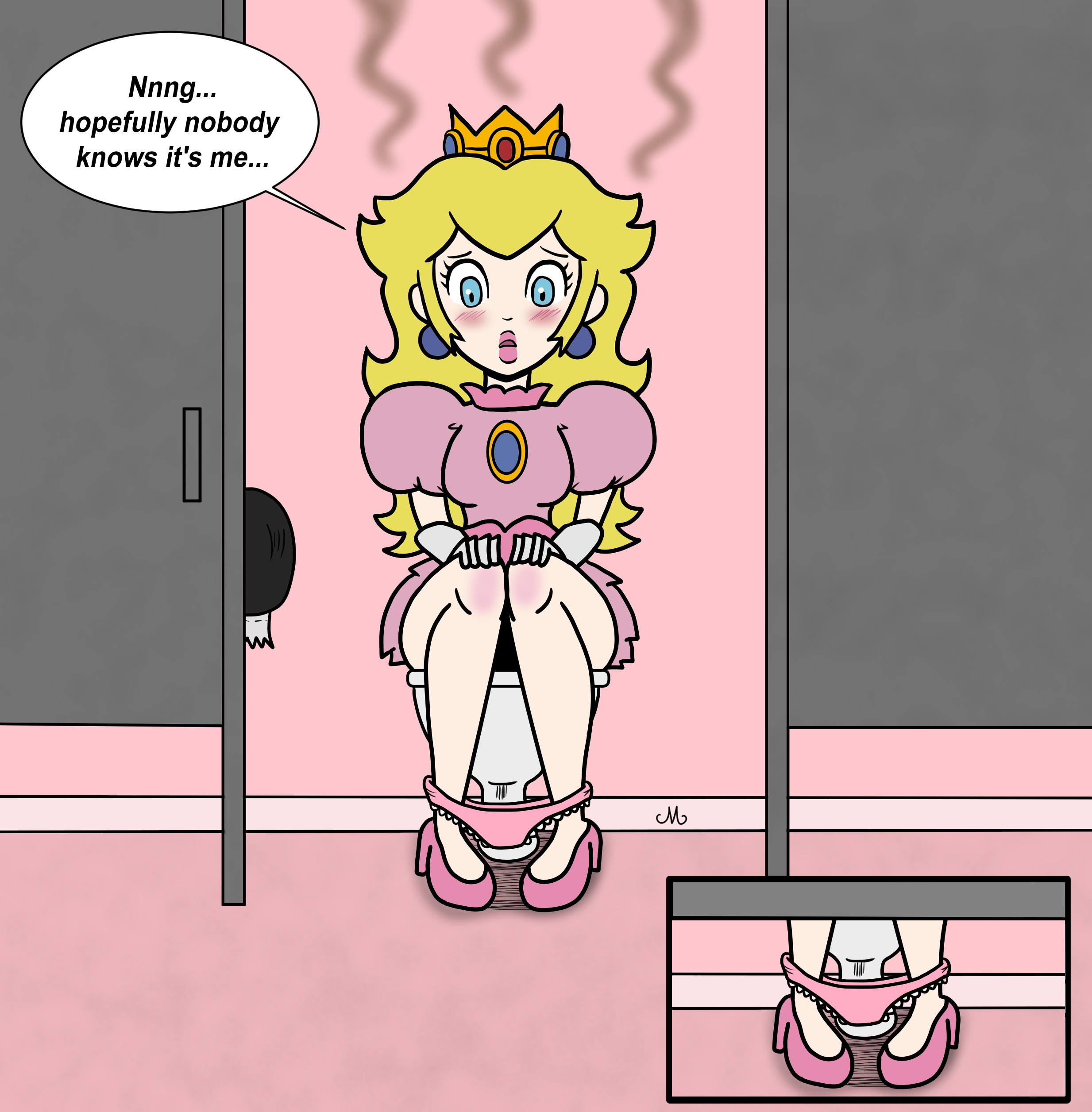 Molly 76 on Twitter: "Princess Peach commission👸 #toilet #toiletfetish  #commission https://t.co/QZfmNymh4K" / Twitter
