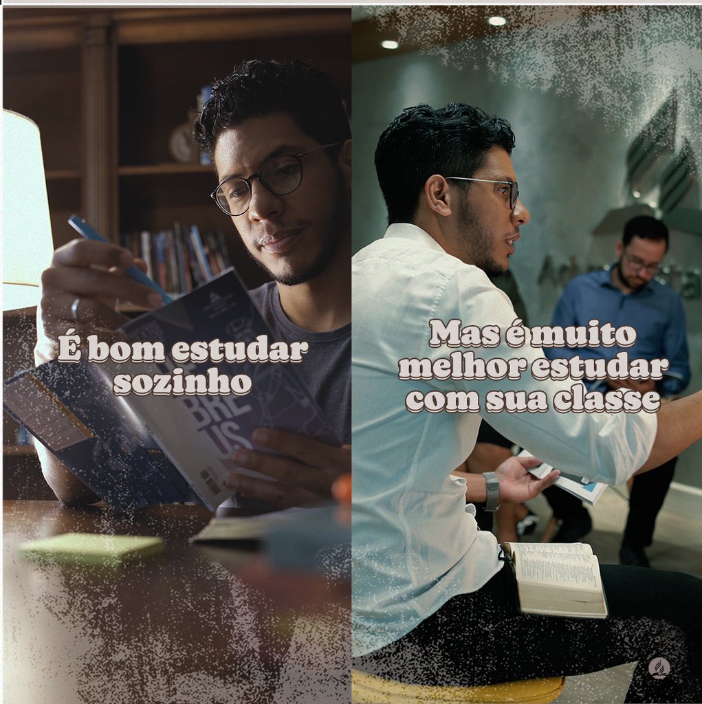 AdventistasSul's tweet photo. 💡Sempre temos insights quando lemos algo sozinhos, mas quando trocamos essas experiências com outras pessoas, ideias incríveis podem surgir. #Volta #BemVindoDeVolta https://t.co/ip6r0y2gih