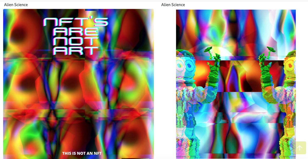 SolScientist's tweet photo. Congrats to the new owner of these @AlienScienceArt pieces. Floor is .75 sol now. I will release a few more pieces next week at higher prices. 

Last chance to get extraterrestrial below 1 sol. 

https://t.co/F9qo36sDAJ

@exchgART #Solana #SolanaNFT #NFT #abstractart #collageart https://t.co/ckOI1QOGFR