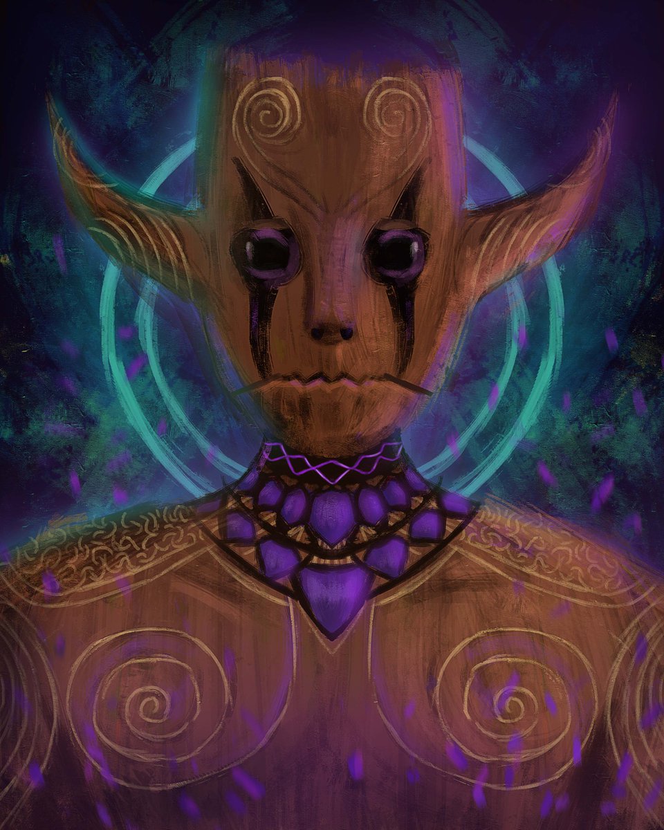 Droping a new work on <a href="/kalamint_io/">Kalamint</a> , its been a while.
"LESHY"- Protector of the woods 
Back then there was a possesed Demon who is said to be the protector of woods , a forest monster that is described as something that "lives only to kill"
kalamint.io/token/75565
#NFTs #Tezos