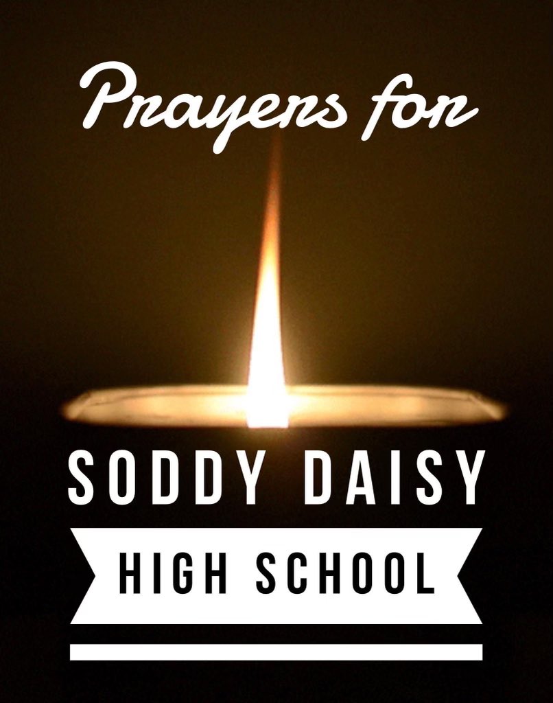 East Ridge Middle sends their support and love to our friends at Soddy Daisy High School in this time of sorrow. Our prayers are with you. #TrojanArmyStong