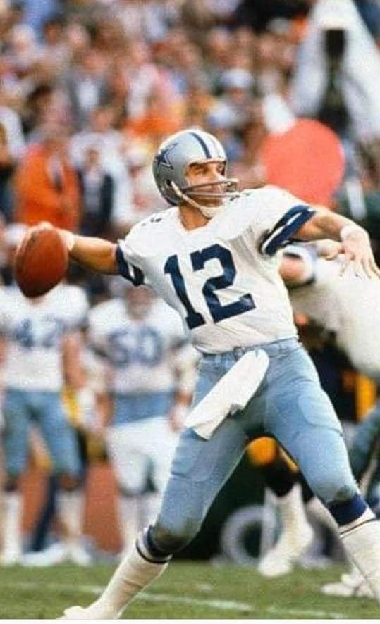 My Dad\s hero! Happy 80th birthday Roger Staubach! 