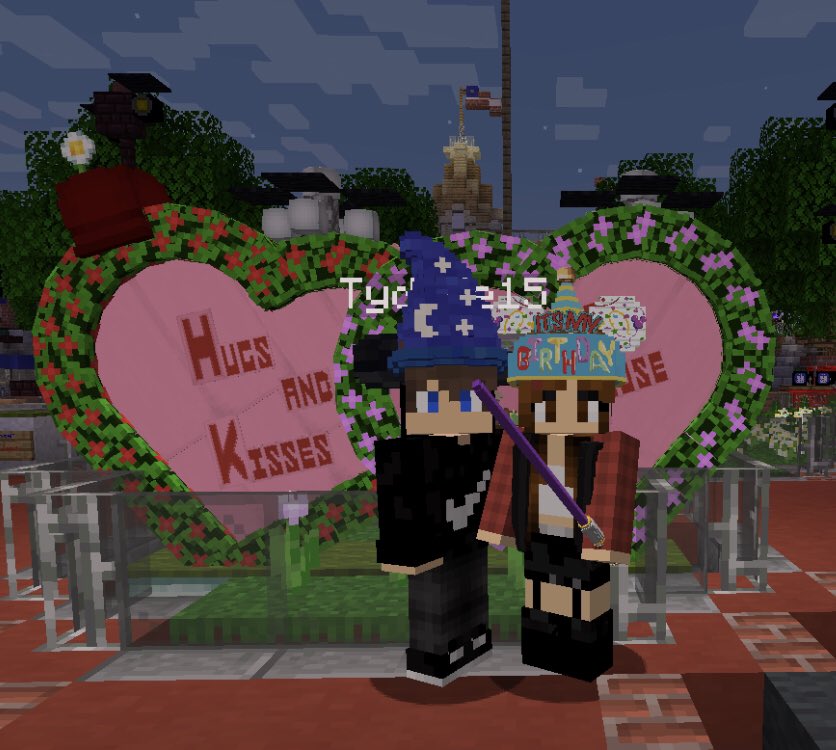 Tigerlily994's tweet photo. Last night after coming home from Disney celebrating my 23rd birthday, I was surprised on Minecraft Disney and got to celebrate with my friends!

Thank you Ty for making my already great day even better❤️ 

(also look at that yummy soufflé I had)
@TylerrM15 @Divanadium1 @unipeas https://t.co/1iMLewu1ns