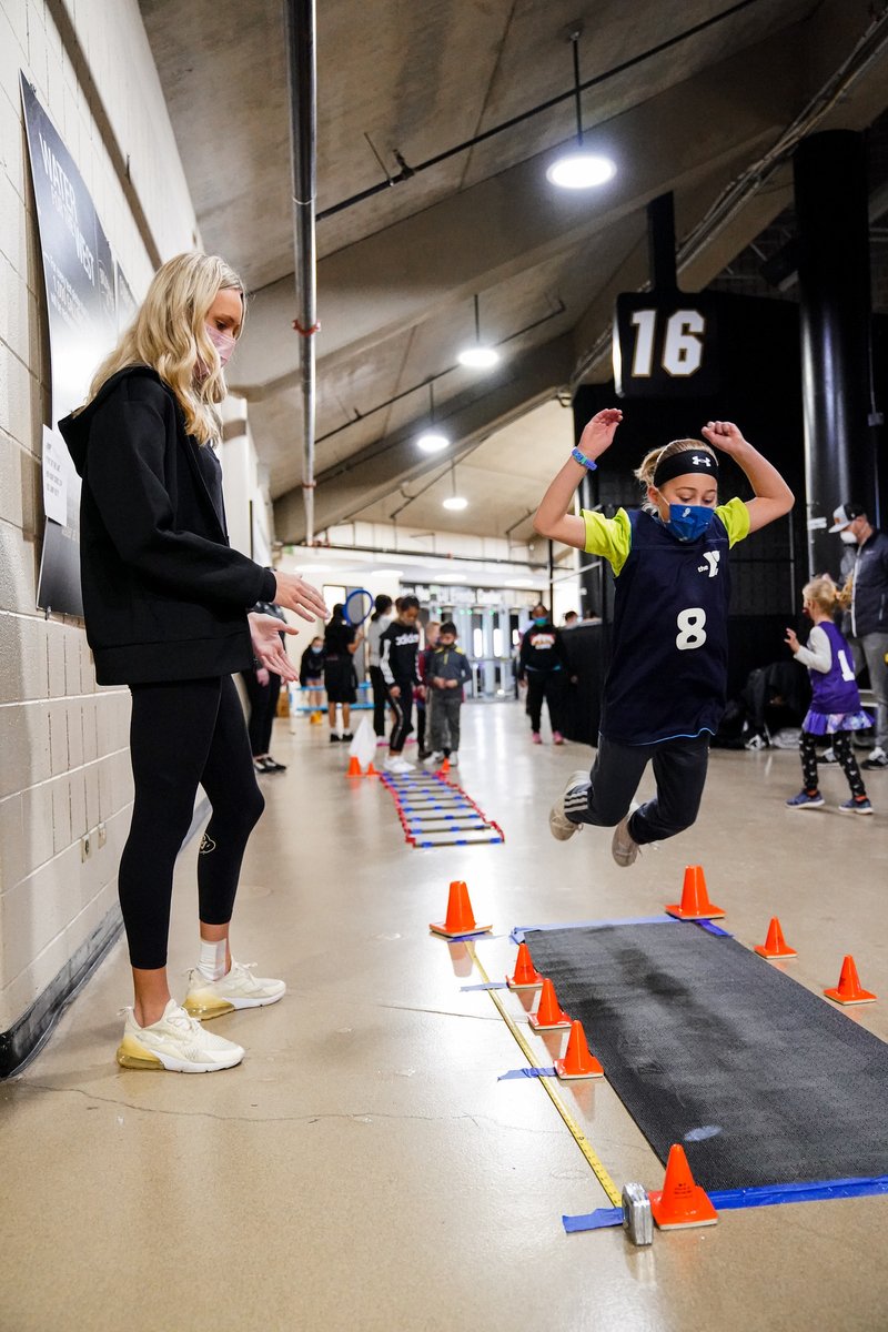 Teaching the next generation 🏀🏐👟⚽️

The Buffs National Girls &amp; Women in Sports Day Celebration ✅ 

#GoBuffs | #NGWSD