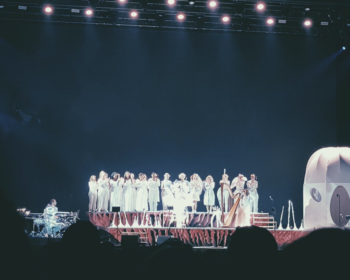Björk, still on the bleeding edge after so many decades! Keeping some of her magic…#bjork
