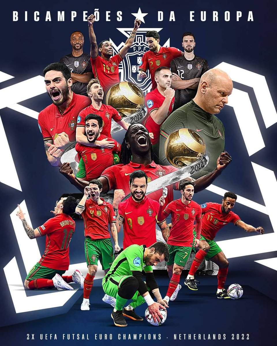 COPPORTUGAL's tweet photo. Portugal bicampeão da Europa de Futsal! #COPortugal #EquipaPortugal https://t.co/Wbdq6CTD6C