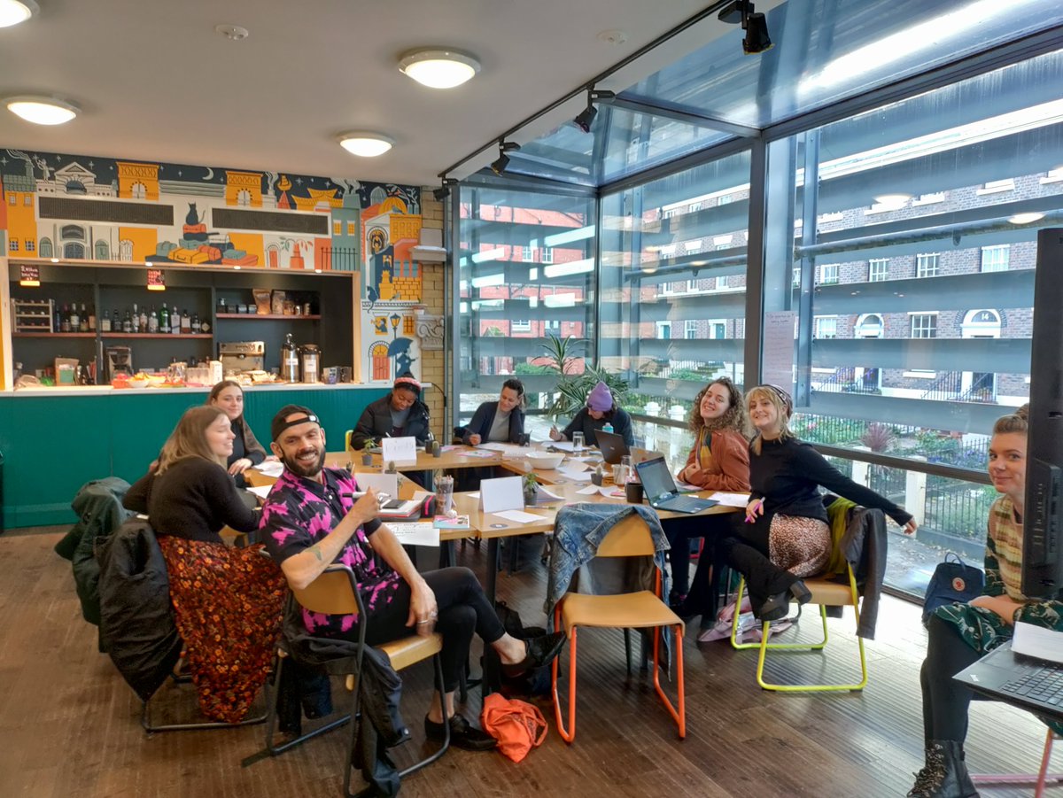 So we've come to the end of Weekender #2! To our first Level Up Producer cohort <a href="/DorcasSeb/">Dorcàs Seb</a> <a href="/UglyBucket/">Ugly Bucket Theatre</a> <a href="/Blabbermouth_co/">Blabbermouth Productions</a> <a href="/transcendtheat1/">transcend theatre</a>, Fabiola Santana &amp; WilL Dickie and tag team @Mr_James_Baker /<a href="/RAWDproject/">RAWD</a> - what a JOY working with you all. Can't wait to see what comes next!