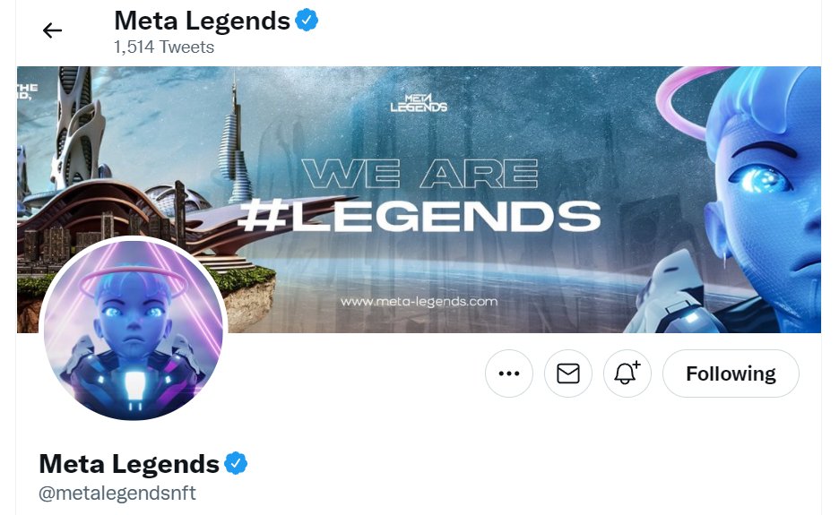 metalegendsnft's tweet photo. We are pleased to announce that we are now "certified on Twitter !" 🐦

This will be a game changer and show everyone that meta legends have a bright future, as we all know ! 👑 https://t.co/Fc9hWjqzvU
