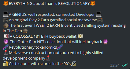 General_Sentali's tweet photo. @HODLBEK @VitalikButerin @TokenInari I heard an unconfirmed rumour Italian supercar company Ferrari contacted #InariDev for help with their new #MetaverseNFT project.
Want a Ferrari?
You better foxing get ya hands on $Inari https://t.co/yOO7IyNiKa