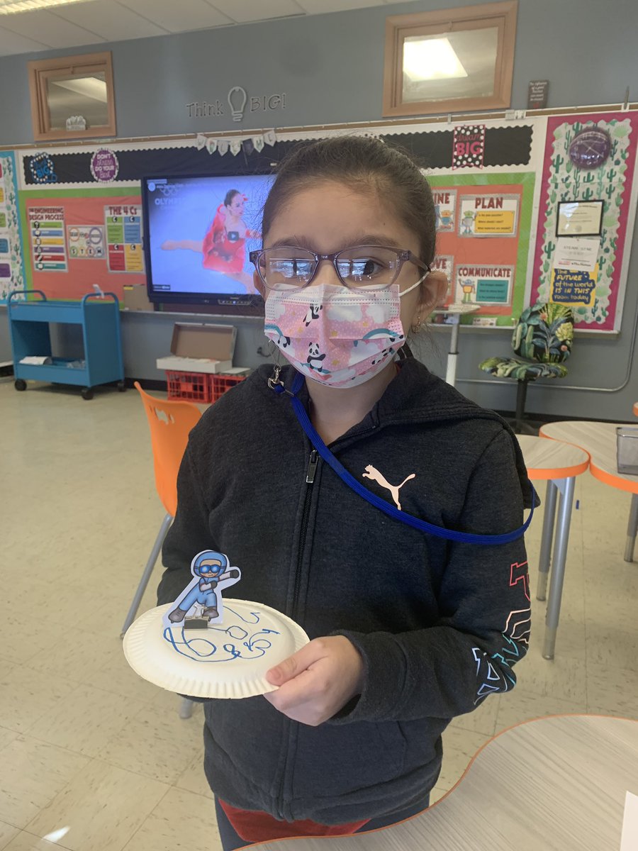 MereHarrison123's tweet photo. The 2022 Winter Olympics Ice Skating Challenge. Using magnetic forces to make our ice skating routines. #WinterOlympics #steam #stem https://t.co/ktSXnIVdjM
