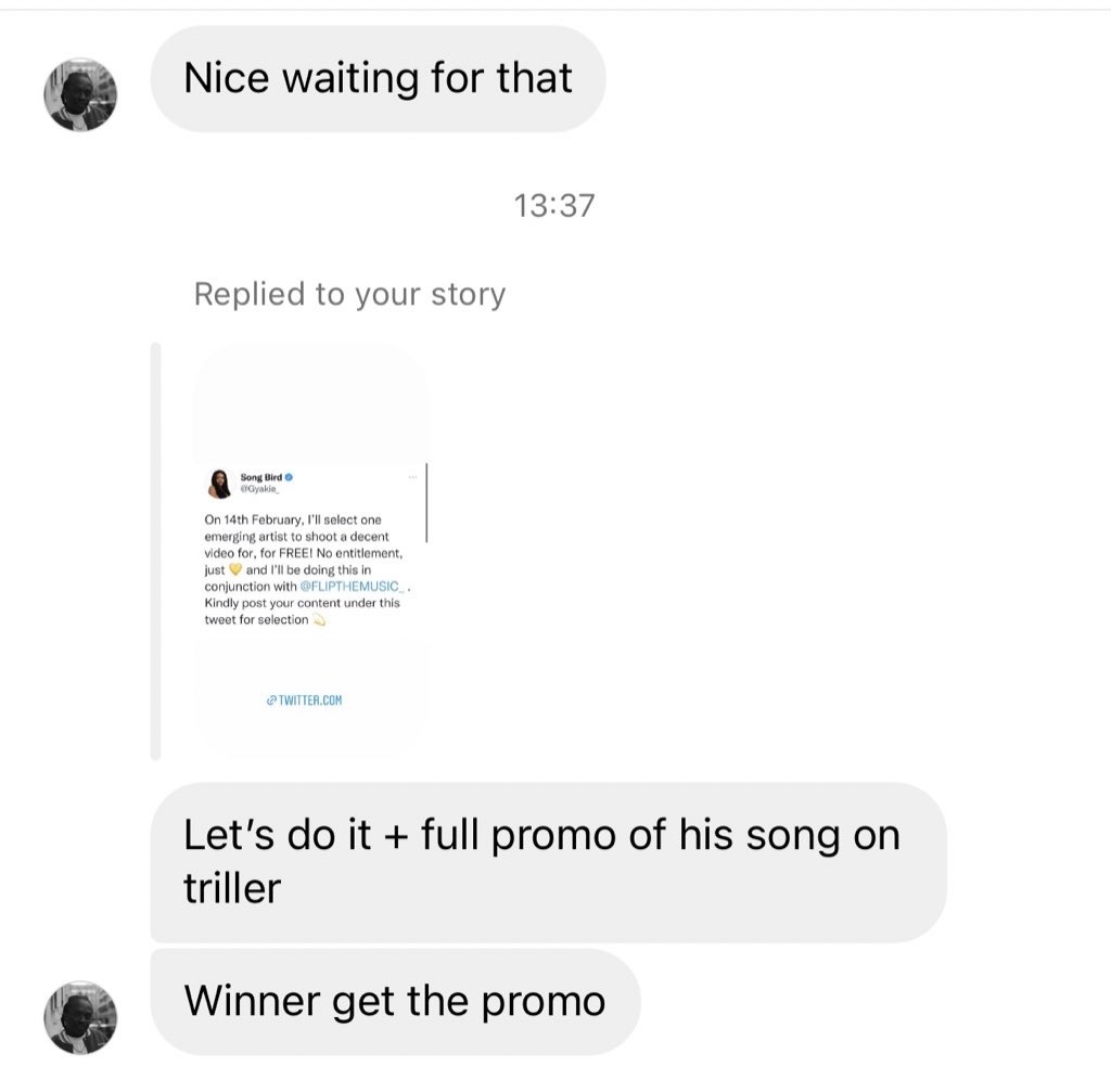 Gyakie_'s tweet photo. TRILLER likes the idea of shooting a video for an emerging artist. Free full promo on the app 💛 Let’s go 💫 https://t.co/js2iajrTqN
