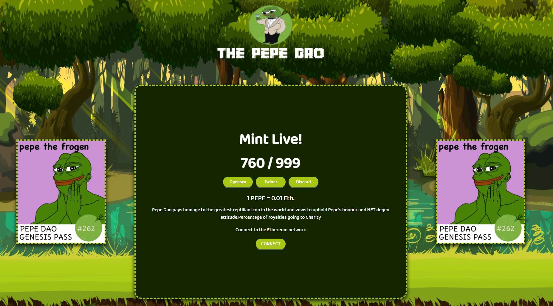 Driving Pepega - NFT Mint Date/Price