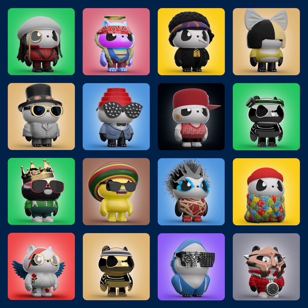 afpnft's tweet photo. Here are your #MintMadness SWEET SIXTEEN!

🐼🏆🐼🏆🐼🏆🐼🏆🐼🏆🐼🏆🐼🏆🐼🏆

Votes and RTs are being tallied and converted to entries in the #MintMadness raffle → https://t.co/z6Of4e25RC

Sweet 16 matchups begin TMRW...who will YOU crown champion? 👑👑👑 https://t.co/qGn5Slmmrw