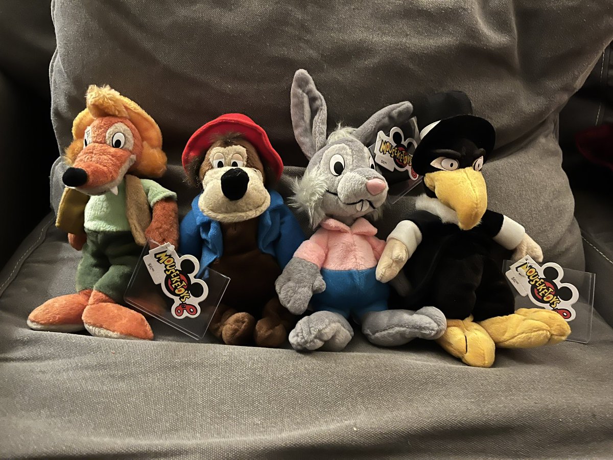 nrorart's tweet photo. Great thrift find - NWT splash mountain plushies for 4.99 #thrifting https://t.co/1YQPFNxm7D