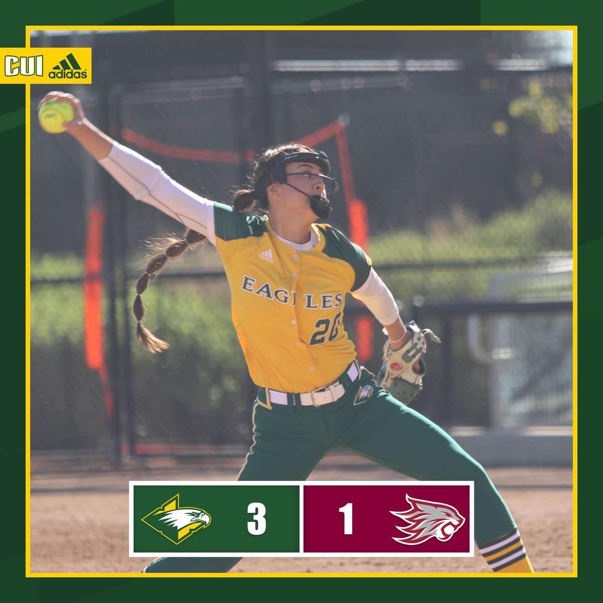 No. 10 <a href="/cuisoftball/">CUI Softball</a> caps off a fantastic weekend by moving to 5-0 on the season &amp; winning the Concordia Kickoff Classic! Rylie Rohr cranked the team's first HR💥 while Cortney Koelmans &amp; Erika Morris held Chico State to just 1 run! #CUIKickoff #PacWestSB