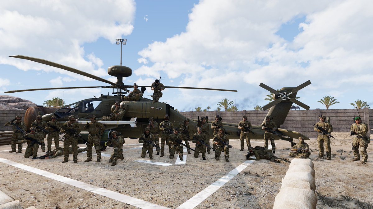 Tonight BFL conducted 
OP DESERT STRIKE II 🇮🇶

x30 Legionnaires of our Sabre Company /w support from XXV Sqn CLEARED an urbanised area of fortified enemy emplacements ⚔️ 

Before conducting RAIDS to capture ENY HVT’s 🔀

Find YOUR home with BFL 🇬🇧 
@ ArmA3.uk 🌐