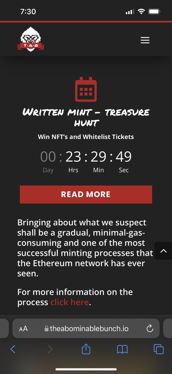 AbominableBunch's tweet image. 👋 Join us on Twitter Spaces and #Discord this time tomorrow for an #NFT Treasure Hunt! 🔍 

🎁 Giving away a minimum of 15 #NFTs per wave 🌊 and #Whitelist 🏳spots up for grabs so Retweet!👇 

discord.gg/theabominableb…