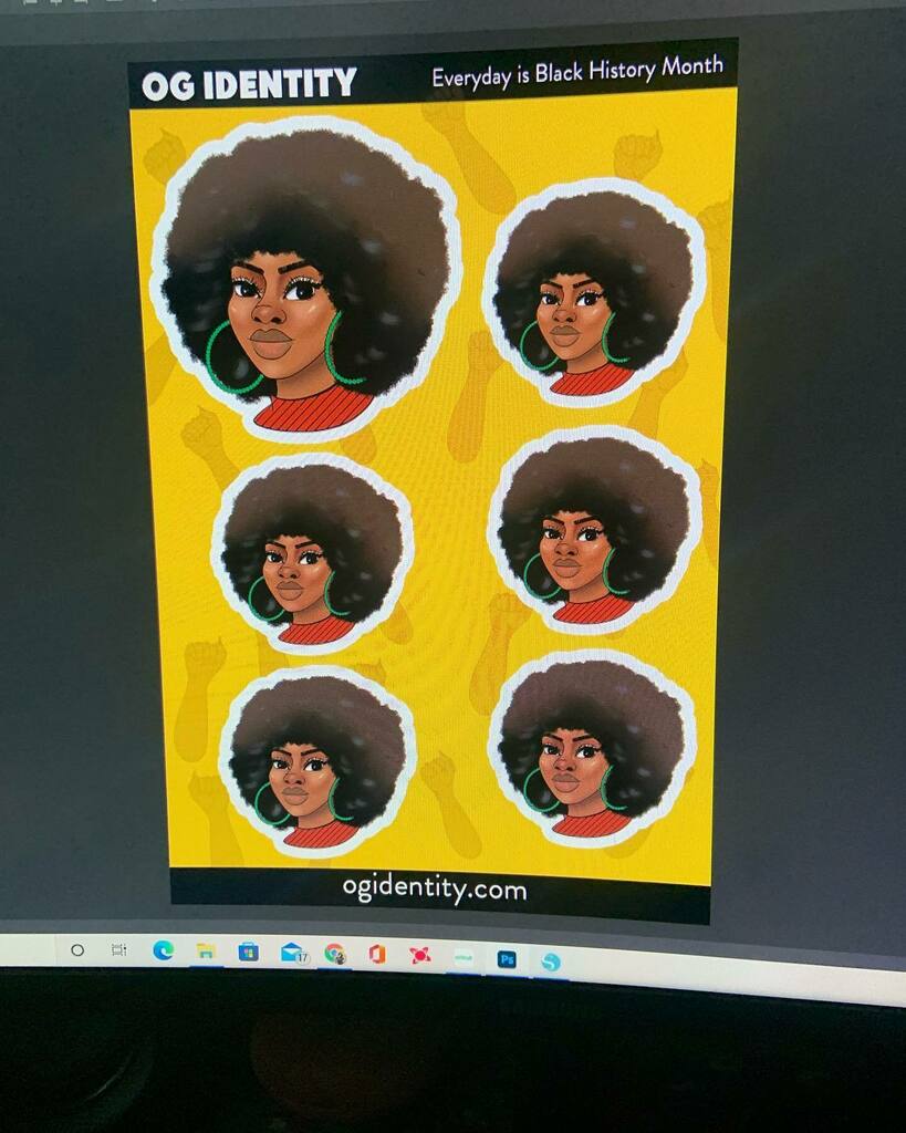 ogidentity's tweet photo. Currently: Designing some new sticker sheets ✊🏾
Any planner people following me?
Drew in Procreate
Final touches and arranging in Photoshop
.
.
.
.
.
.
.
.
.
.
.
.
.
.
.
#ogidentity #motherearth #ProudFamily #TheProudFamily #Disney #SugaMama #Throwba… https://t.co/R6IWYGdSWx https://t.co/CmxBe52MOF