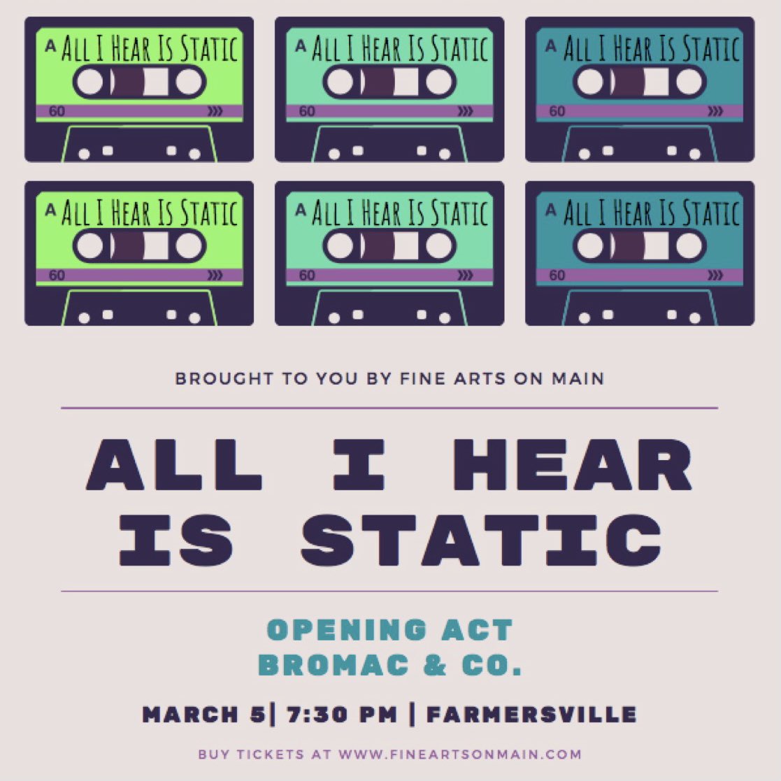 AIHISmusic's tweet photo. 🚨🚨SHOW ANNOUNCEMENT🚨🚨 We’ve got one of our biggest productions coming to you on March 5th! We’ll be playing at one of the sickest new venues, Fine Arts on Main , in Farmersville, TX. This event is gonna be a whole experience, so don’t miss out. Ticket link in our bio. [•=•] https://t.co/1N4dOyck23